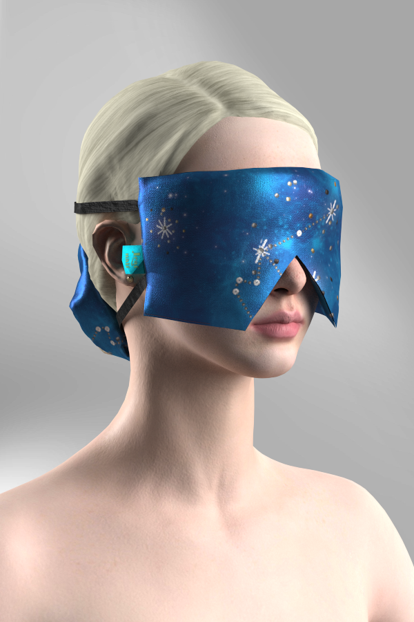 Relaxing / sleep mask + scrunchie Set The Star Limited series